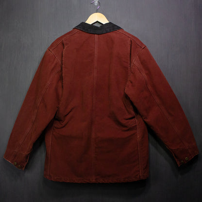 Carhartt, 2000s Blanket Lined Chore Barn Coat Jacket C02 Clay Red.