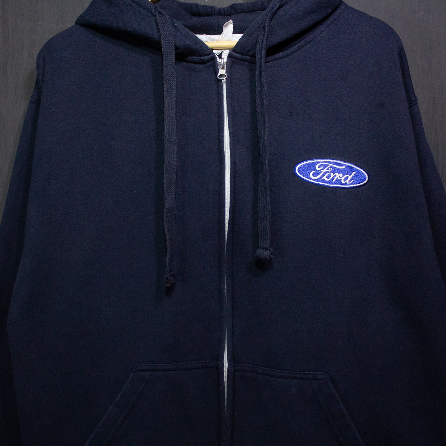 Tag No Visible, Ford Zip Hoodie.