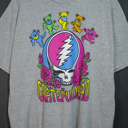 Grateful Dead Merch, Grey Shirt Bears Tee.