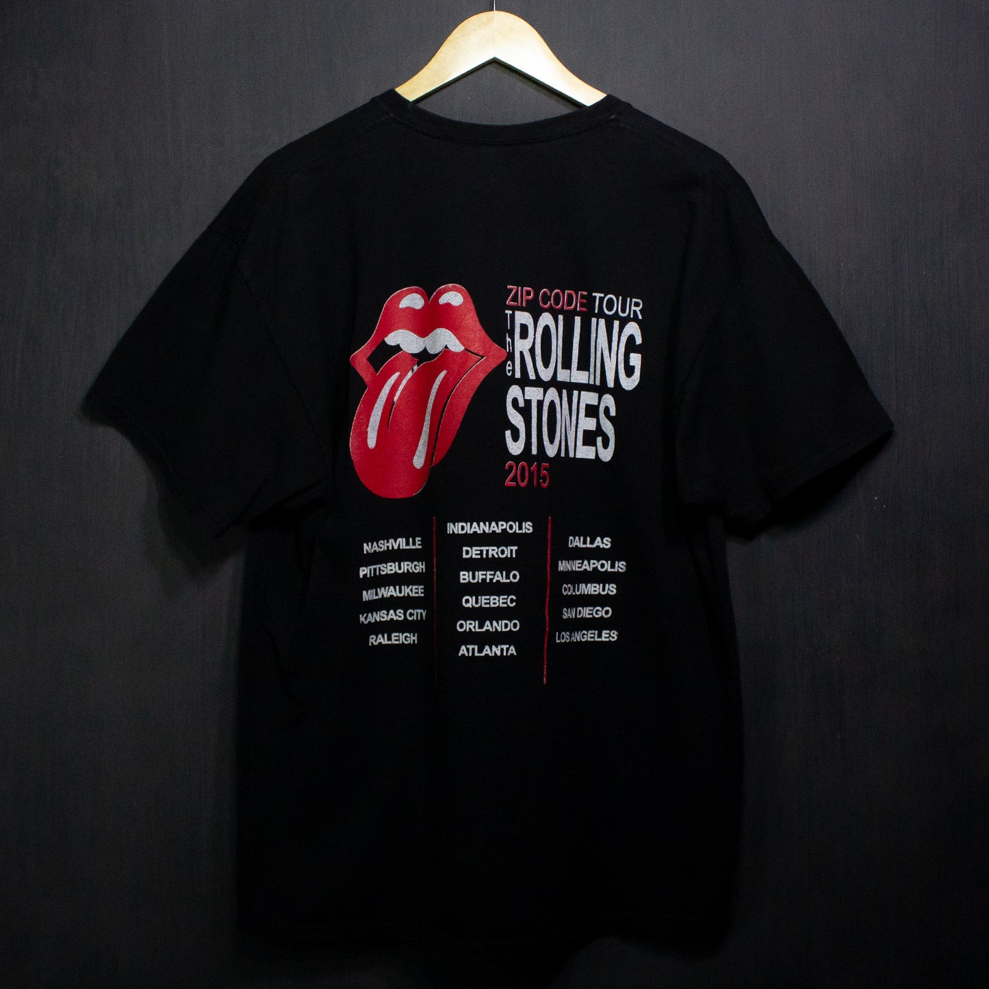 Hanes, The Rolling Stones Zip Code 2015 USA Tour.