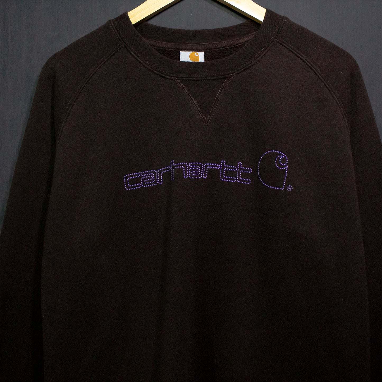 Carhartt, Carhartt Crewneck Marron Bordado.